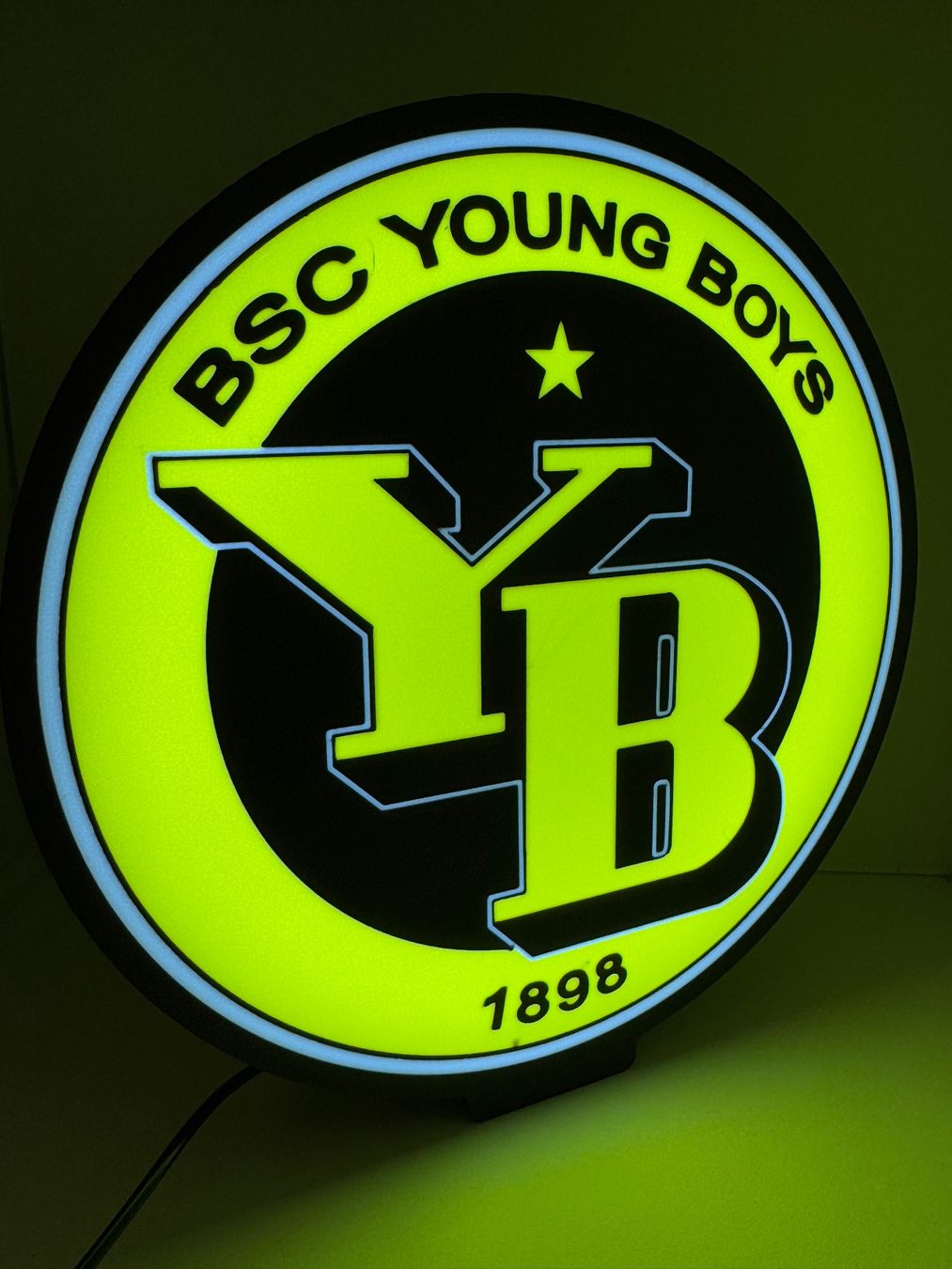 Lampen: Lightbox lumière led BSC YOUNG BOYS – Neu (gemäss Beschreibung) aus Vicques von PAMB3D 5