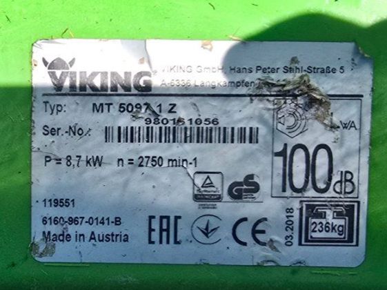 Viking Tagliaerba: Viking  MT 5097.1Z Rasentraktor – Usato da Rain venduto da Fafan069 9