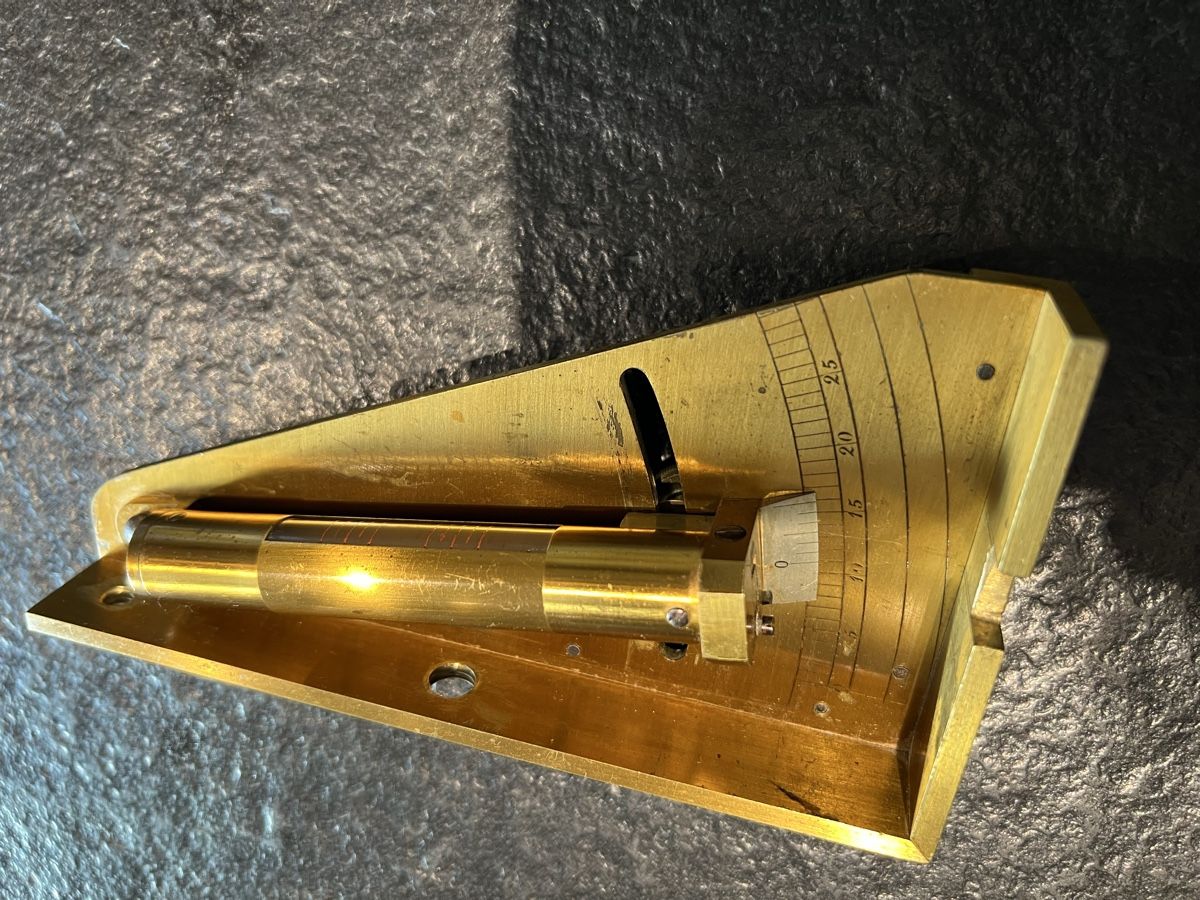 Misurare: Antike Winkelwasserwaage Geschütz Winkelmesser Quadrant Mess – Usato da Theilingen venduto da ovi123 1