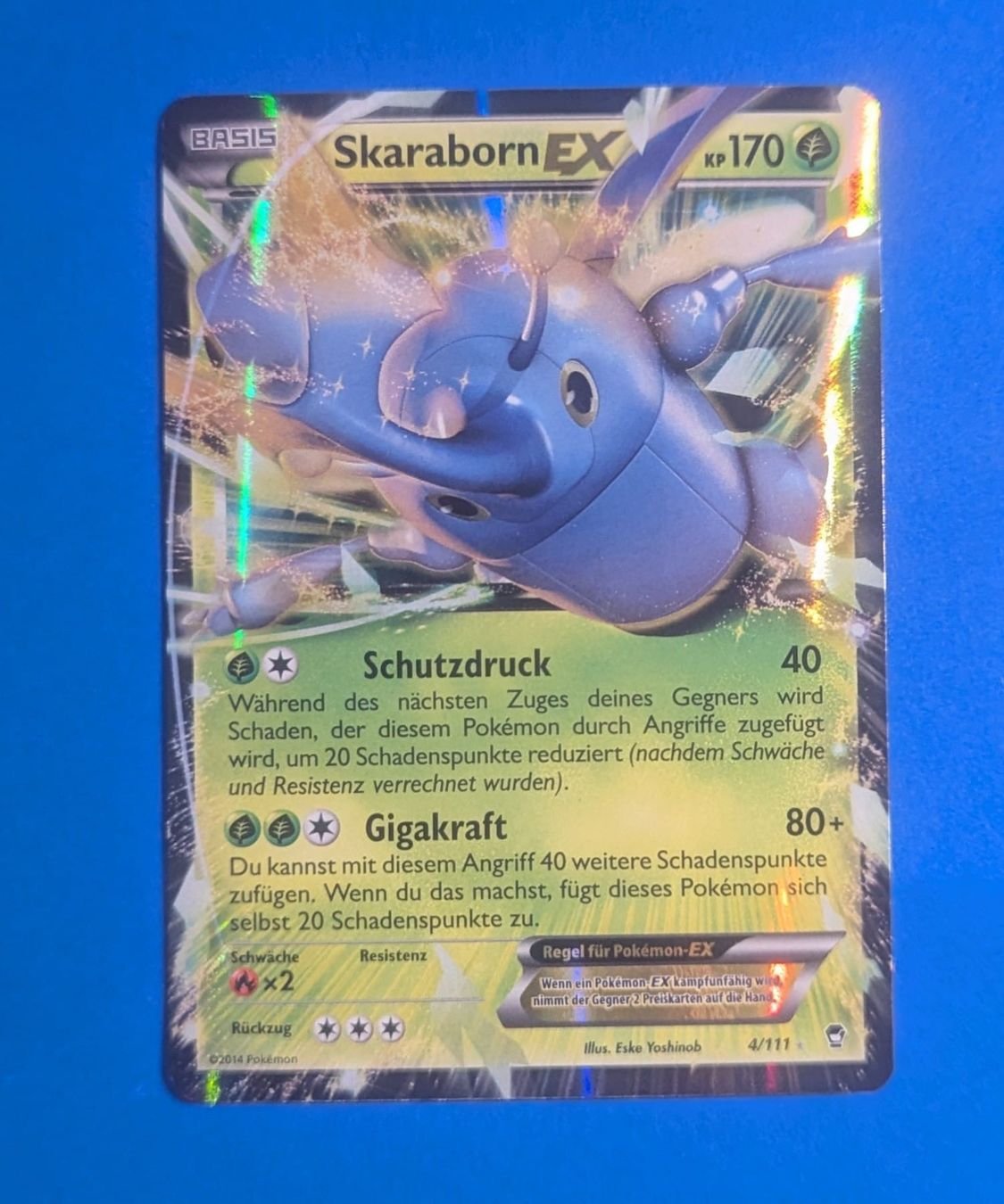 Pokémon Carte collezionabili: Heracross EX 4/ 111 DE – Usato da Zürich venduto da printz7