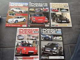 Porsche Scene Live: 5x Zeitschriften aus 2008
