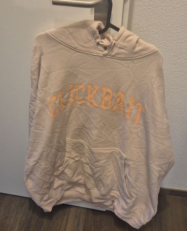 Clickbait Kapuzenpullover Grösse XXL rosa