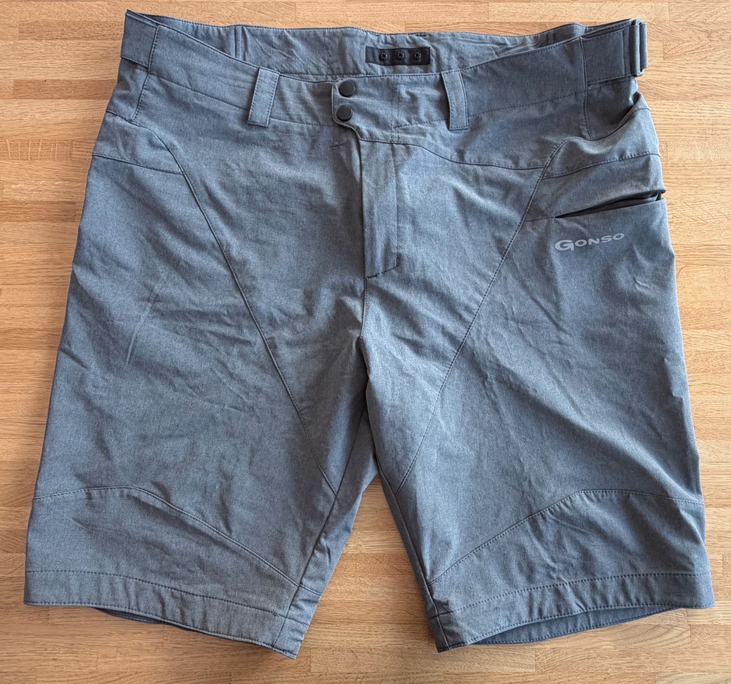 Hosen: Shorts - GONSO grau Gr. XXL Bermuda Softshell Wander – Gebraucht aus Winterthur von Secondhand-Family