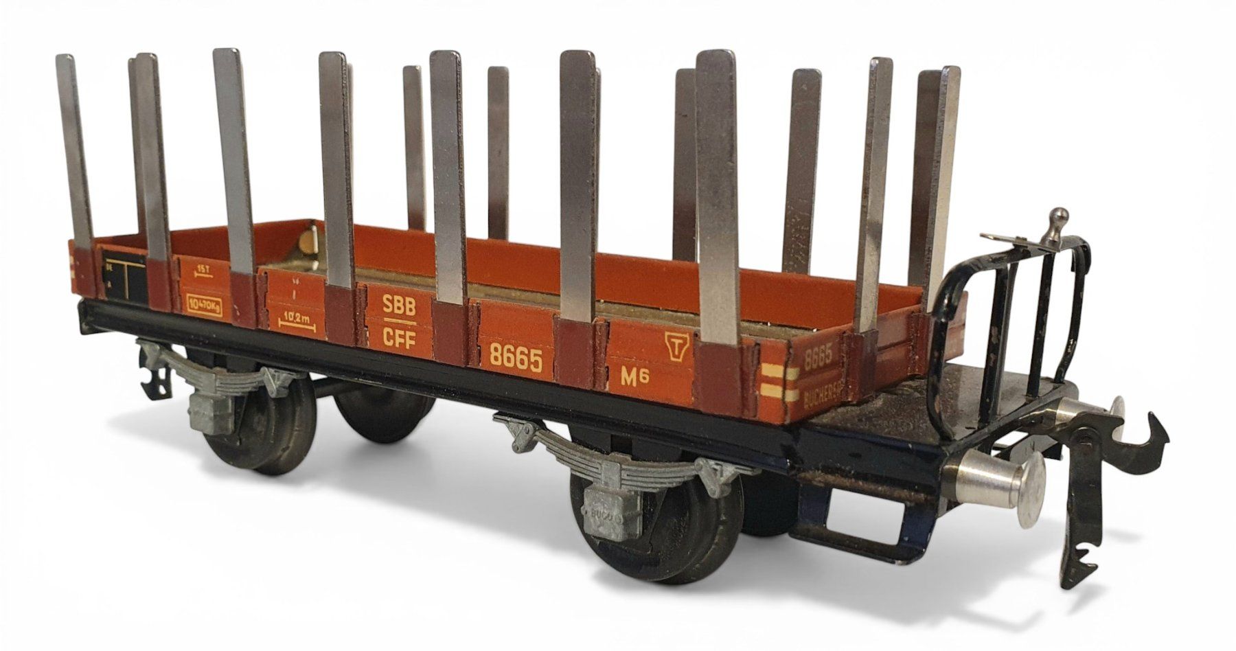 Buco Modelleisenbahnen: 3 Buco Niederbordwagen – Gebraucht aus Flawil von RoverVitesse 2