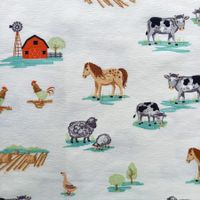Jersey Farmtiere creme