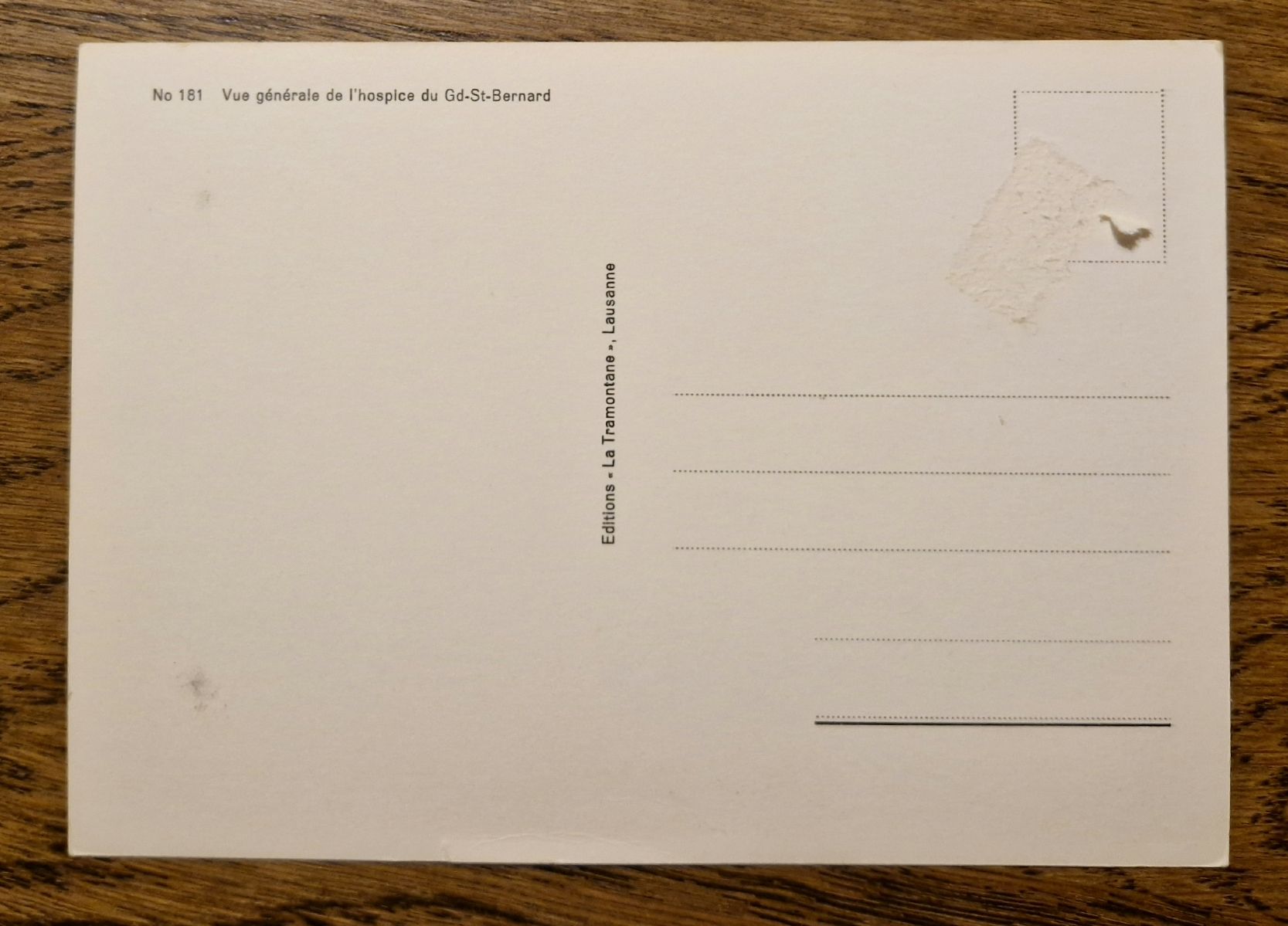 Cartoline postali: Hospiz Gr. St. Bernard, Oldtimer, Edit:"Tramontane" Lausanne – Usato da Ebikon venduto da Donar50 2