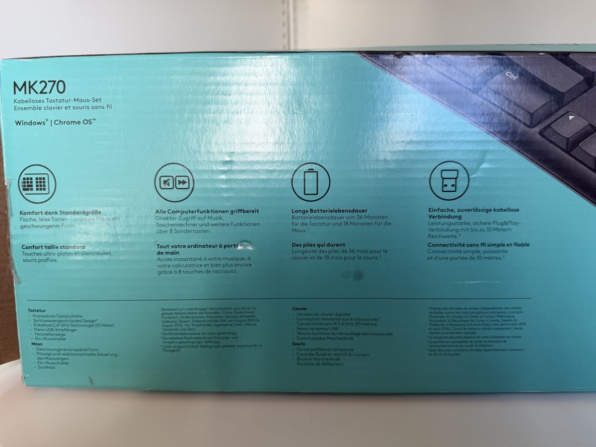 Logitech Tastiere: Logitech Tastatur und Maus – Usato da Zürich venduto da ali_9qm9 3