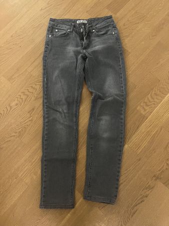 Acne Jeans Gr. 26/32 Grau Klassiker
