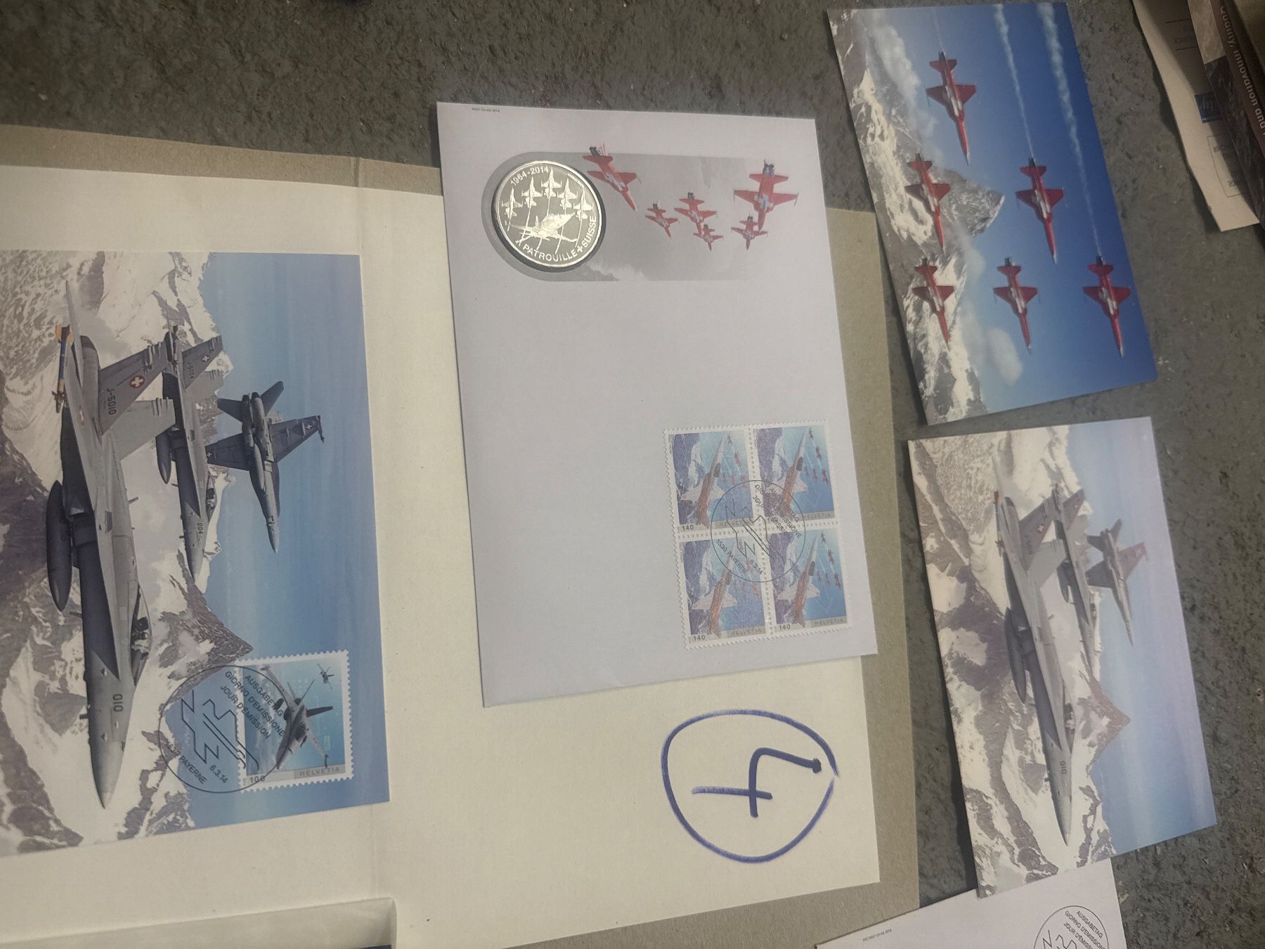 Alle Briefmarken: Timbres  avions chasse pièce – Gebraucht aus chalais von Lamarie88 1