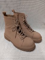 Bershka Schnürboots Gr. 40 beige