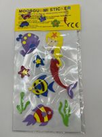 16 Stk. Moosgummi Sticker Aufkleber Kleber