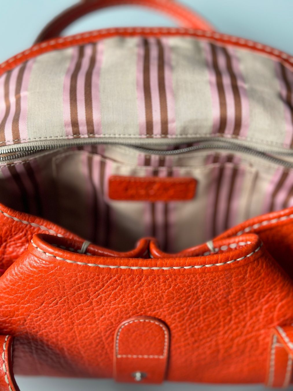 Hogan Taschen für Damen: Hogan Ledertasche Orange – Gebraucht aus Zufikon von Modestil365 9