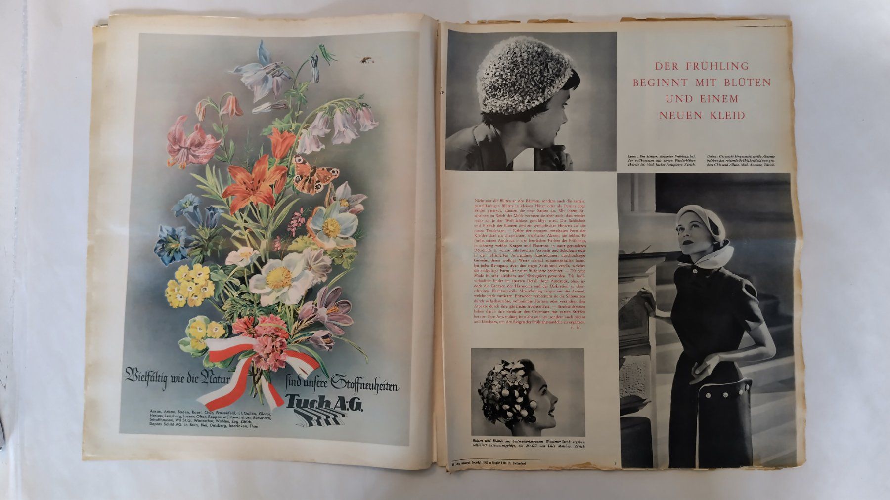 Riviste & Magazine: sie + er 1950 / Gefaltet ab Fr. 8.- / Mode Sondernummer – Usato da Bellach venduto da JingleJerry 2