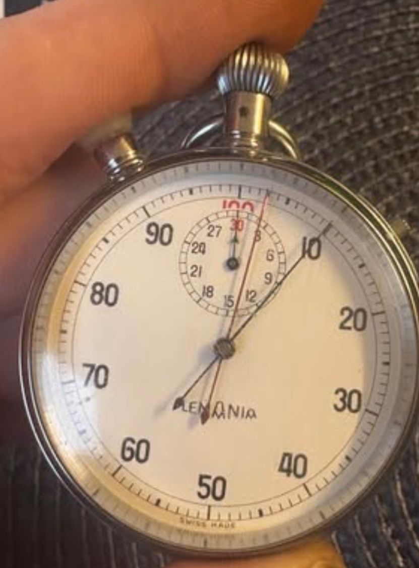 Lemania Uhren: Exklusive Vintage-Split-Stoppuhr Lemania Cal. 1900E – Gebraucht aus Basel von kia_wlc2 3