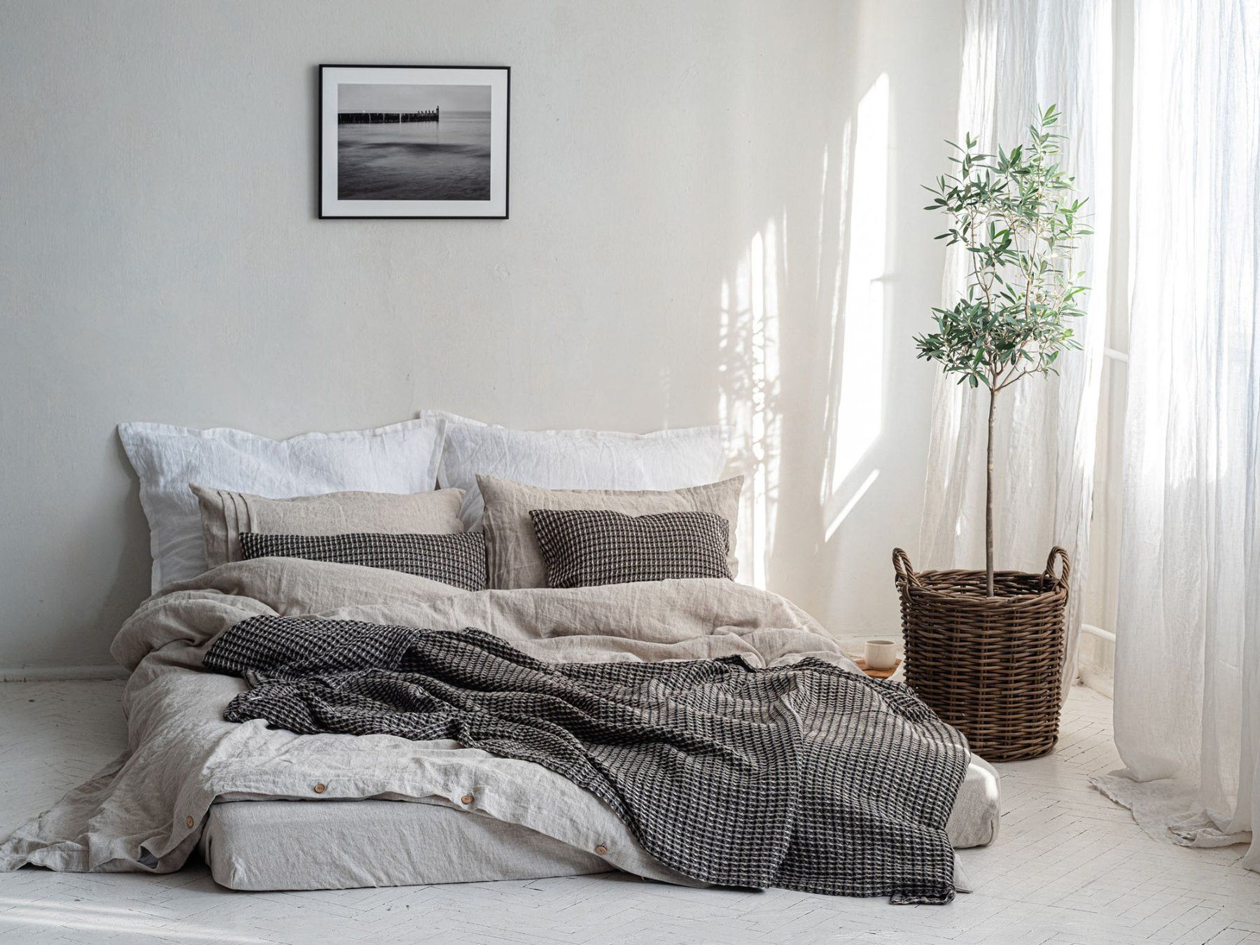 Biancheria da letto: Natur Leinenbettwäsche-Set – Nuovo e nell'imballaggio originale da Affoltern am Albis venduto da EdelLinn 1