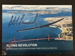 Signiert: Bertrand Piccard Solar Impulse Karte