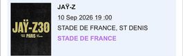 JAY-Z Paris Stade de France  Kat. 1 Ticket