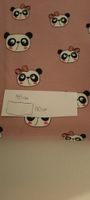 Stoff Panda Design altrosa 95 cm mal 90 cm neuwertig
