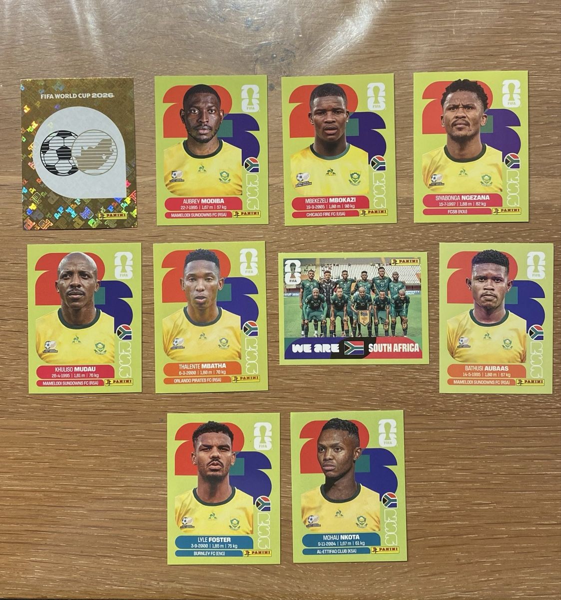 Panini Cartes à collectionner: Panini Sticker - RSA - 10 Stickers – Neuf (Voir description) à Adliswil par didoli
