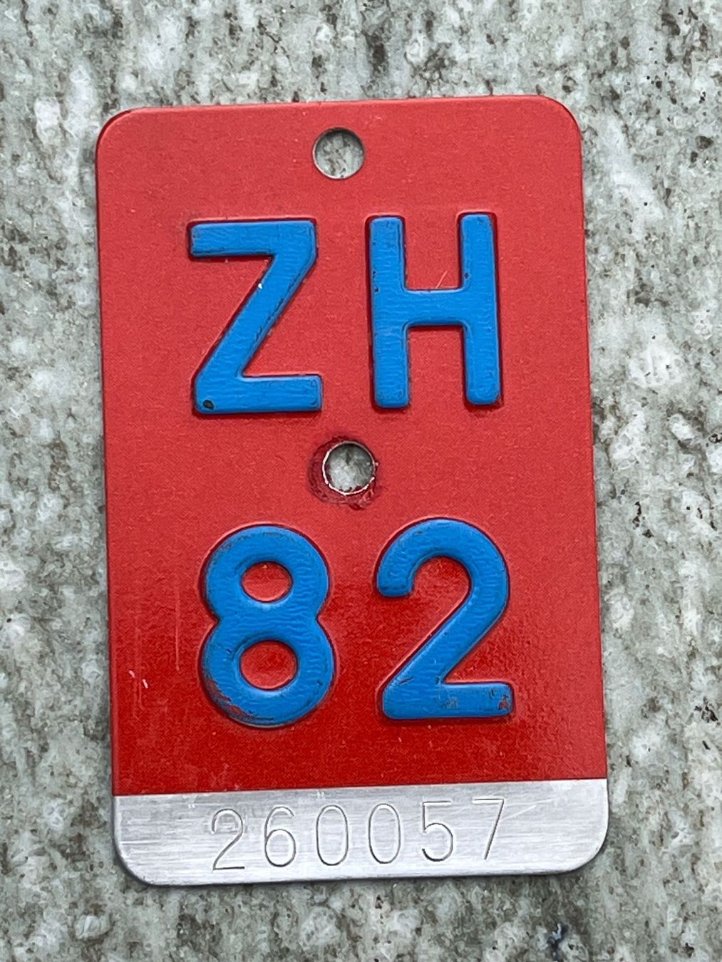 Ecriteaux: Velonummer ZH 82 – D'occasion à Winterthur par Wusa01