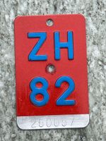 Velonummer ZH 82