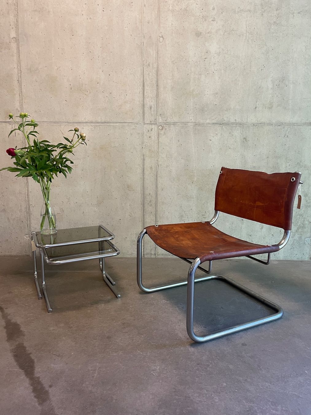 Poltrone: Freischwinger-Stuhl Vintage-Designklassiker, – Usato da Zürich venduto da starch.studio 1