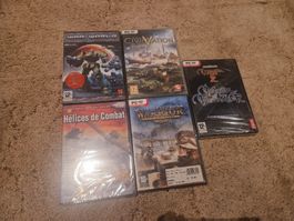Lot 5 jeux PC neufs sous blister dont Civilization V