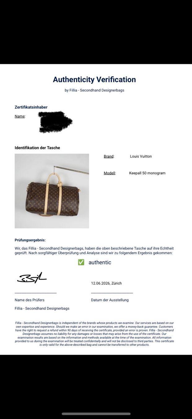 Louis Vuitton Borse: Louis Vuitton Keepall 50, wie neu – Nuovo (secondo la descrizione) da Chur venduto da gai_nks6 9