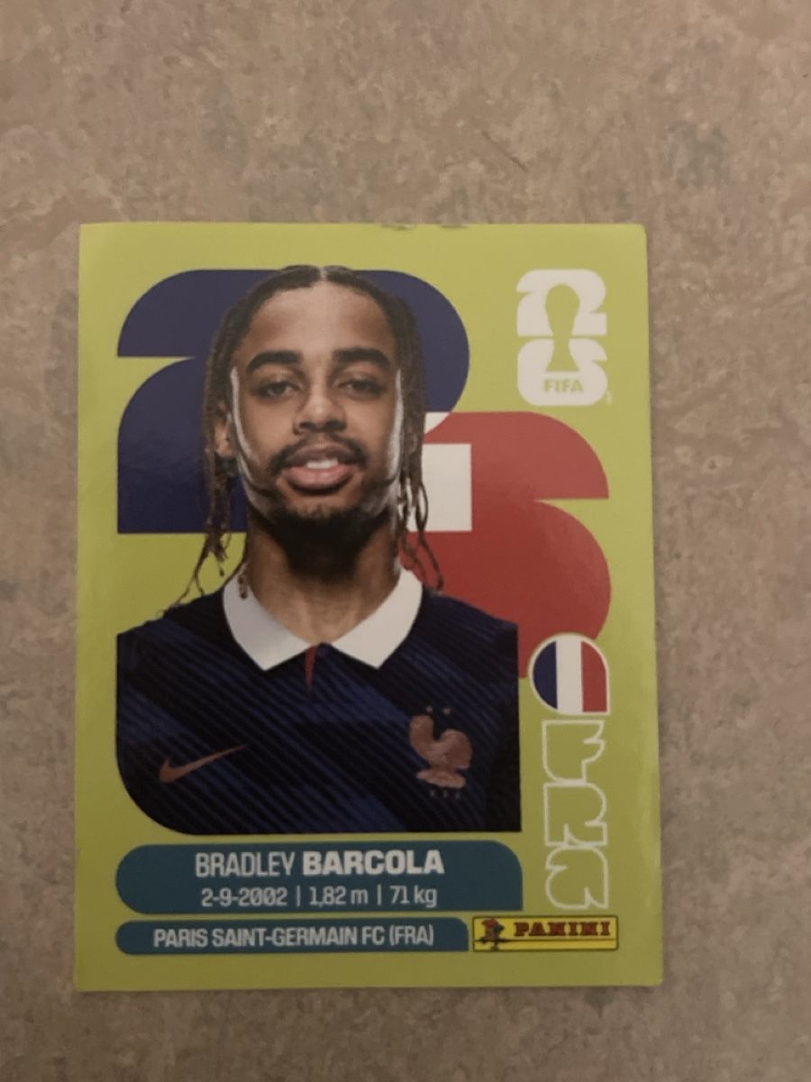Panini Sammelbilder & Trading cards: Bradley Barcola FRA16 Panini – Neu (gemäss Beschreibung) aus Winterthur von rat_cz9v