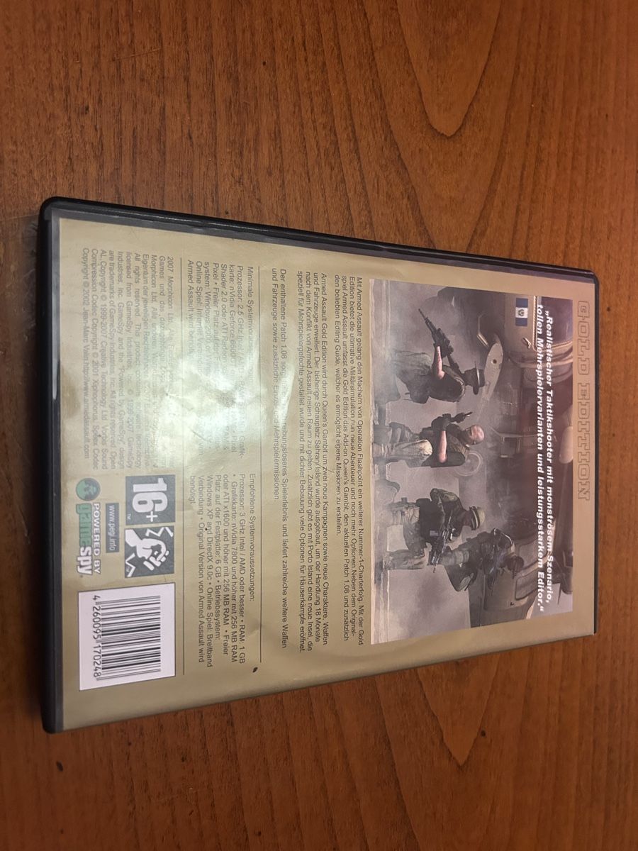 Jeux: ARMA Armed Assault Gold Edition PC Spiel gebraucht – D'occasion à Obergösgen par mad_56fp 1