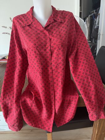 Chemise vintage Laura Testoni  S pure soie comme neuve