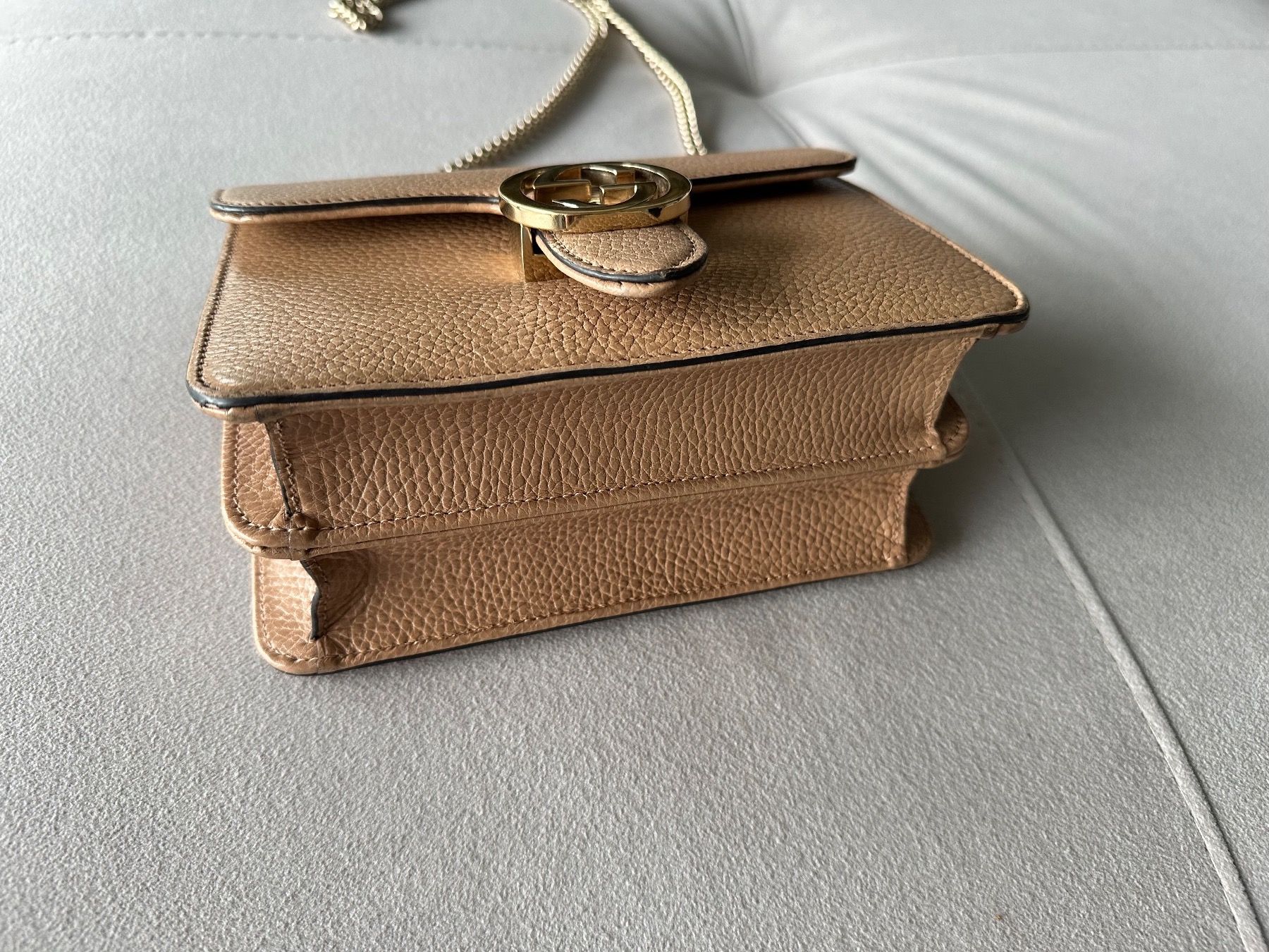 Gucci Borse da donna: Gucci Interlocking G Handtasche Beige – Usato da Cham venduto da CBirinci 2