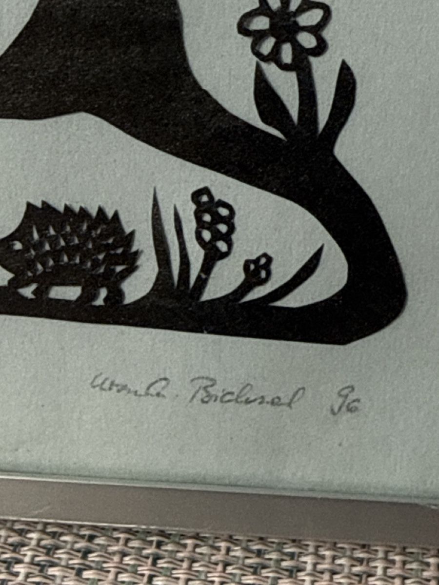 Grafiken & Lithographien: Scherenschnitt Ursula  Bichsel – Gebraucht aus Grenchen von swiss.antiques 5