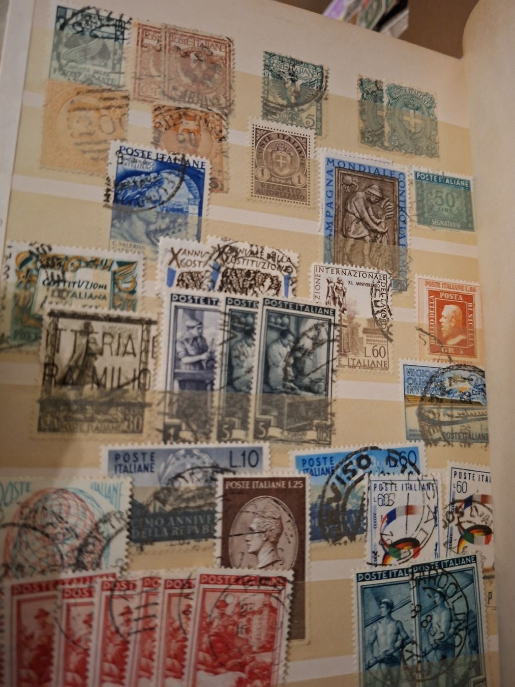 Tutti i francobolli: Briefmarken Sammlung Italien  – Usato da Balgach venduto da SIMEON27 8