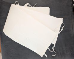 Neue Bettumrandung für Baby/Kinderbett, 200x28x3cm, weiss