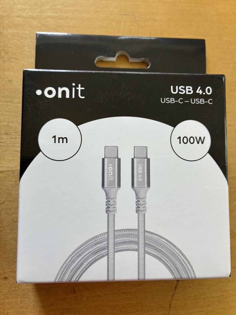 Câbles: onit Pro USB-C / USB-C Kabel – Neuf avec emballage d'origine à Riehen par J.-M.