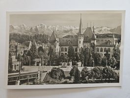 Carte postale Berne Musée et Alpes Photoglob Zurich