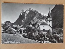 Grindelwald - Kirche und Wetterhorn - 1963
