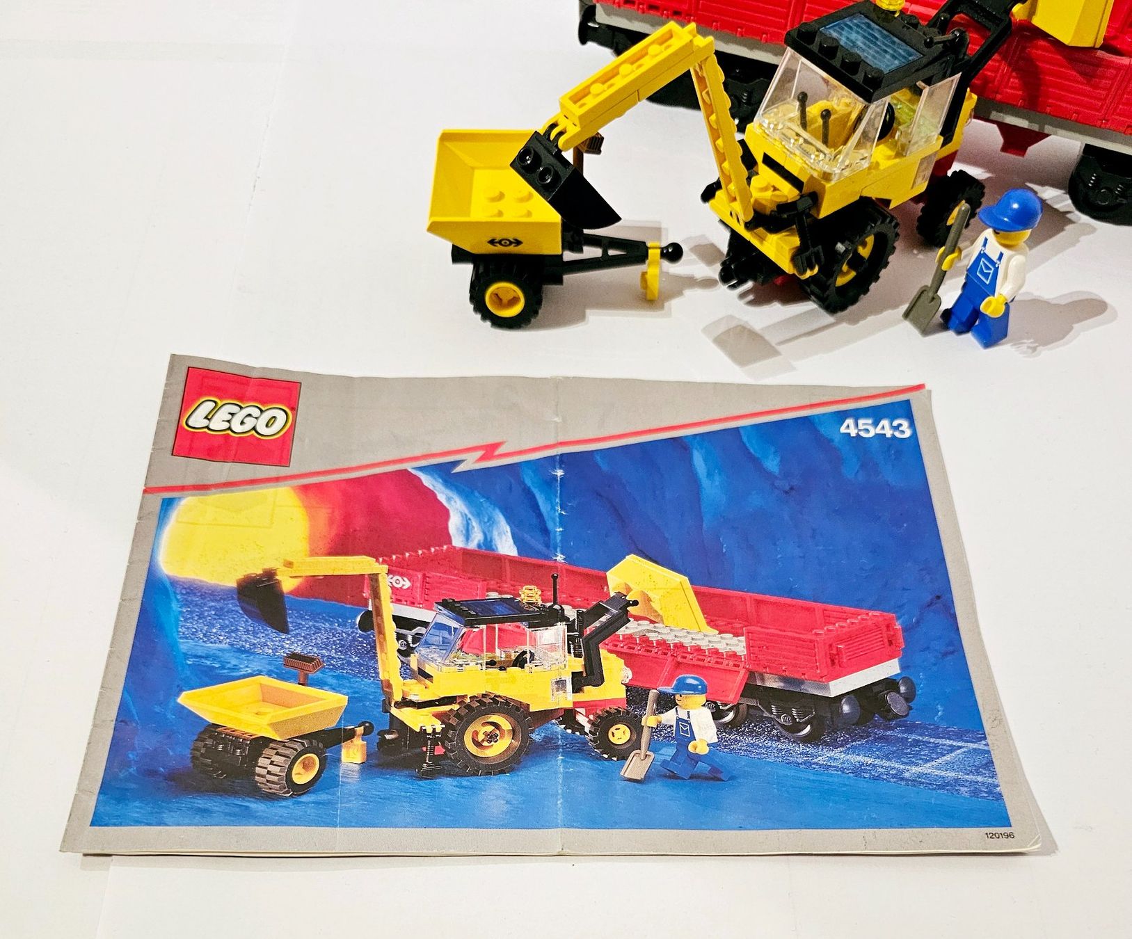 Lego Baukästen: LEGO EISENBAHN 4543 RAILROAD TRACTOR FLATBED – Gebraucht aus Turbenthal von Ddanuh 9