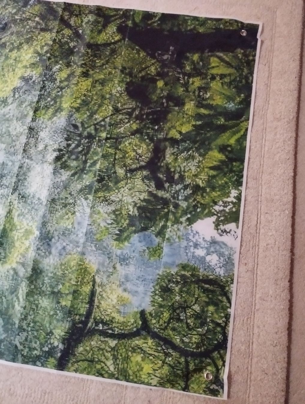Foto & Immagini: Grosses Polyester Bild Wasserfall Dschungel, Dekorativ – Nuovo e nell'imballaggio originale da Ostermundigen venduto da Dinge1 5