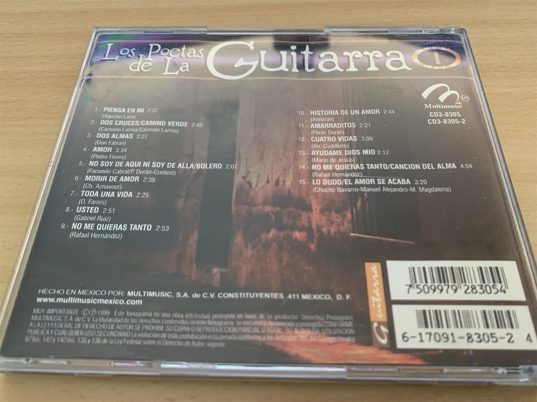 CD: Los Poetas de la Guitarra - 2 CD – Usato da Rikon im Tösstal venduto da Alpenmutz 1