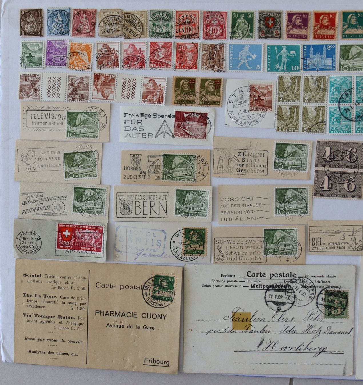 Alle Briefmarken: Briefmarken CH altere – Gebraucht aus Oberentfelden von lakipul 1