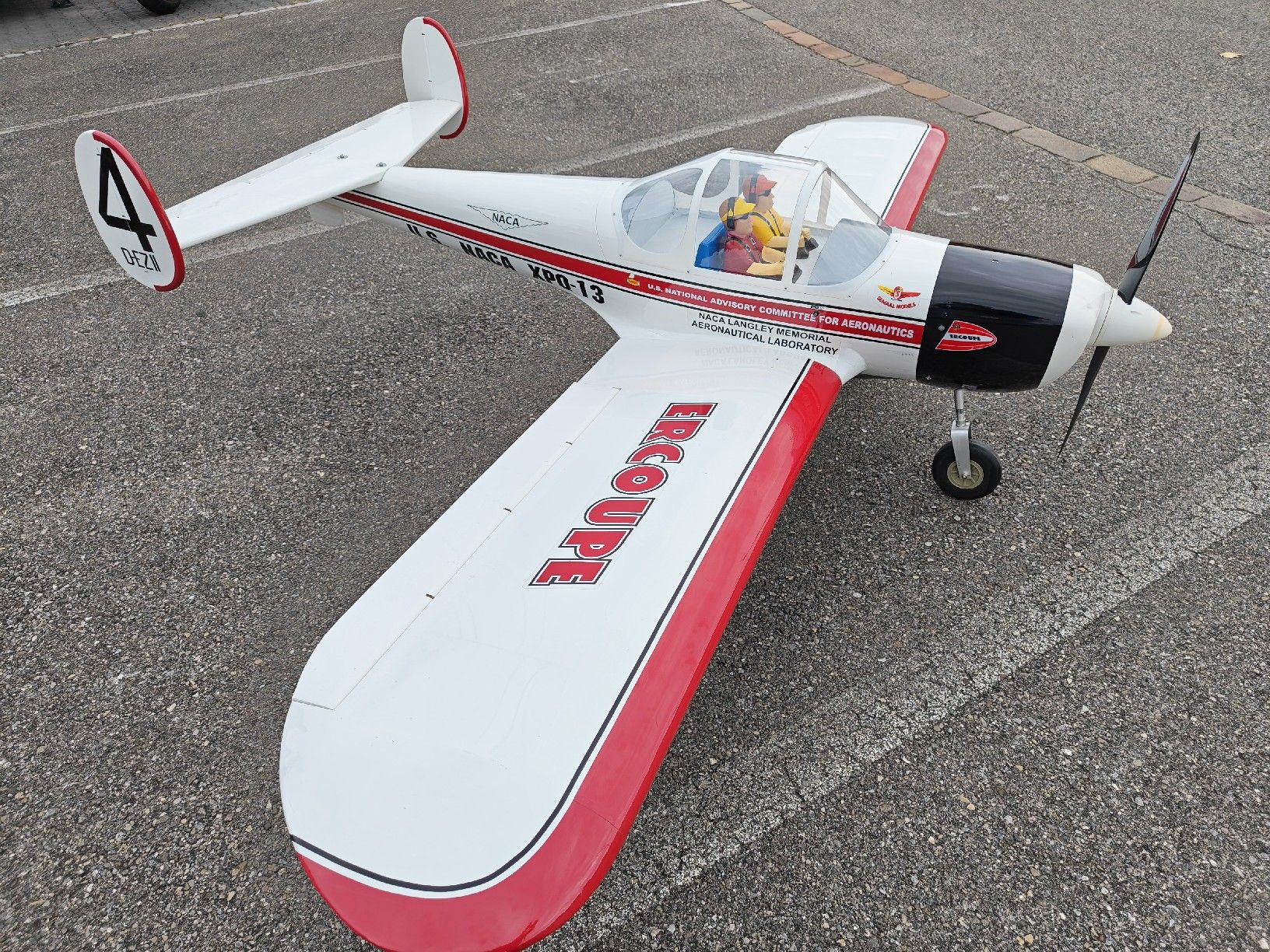 Modellismo RC: schönes RC Flugzeug Ercoupe, neu – Nuovo (secondo la descrizione) da Kallern venduto da Slobsen 4