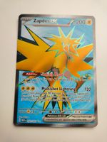 Pokemon Zapdos ex Illustration Rare Full Art 151 Mew