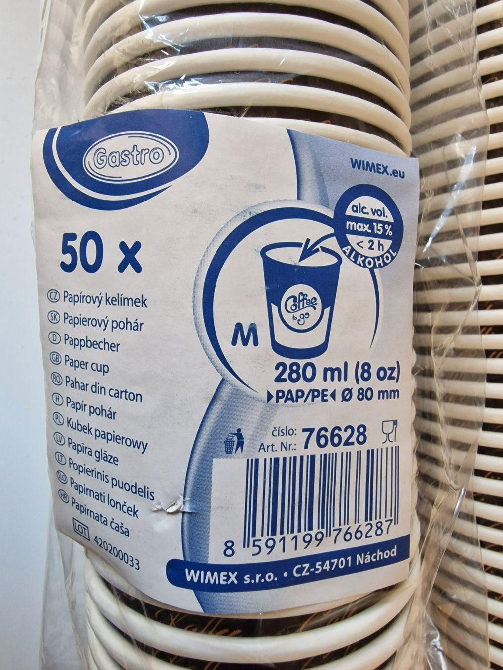 Recipients et similaires: Papier Kaffeebecher + Deckel – Neuf avec emballage d'origine à Pfäffikon SZ par Maijecka 1