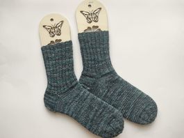 Socken aus Merino Wolle Gr. 42/43 superweich