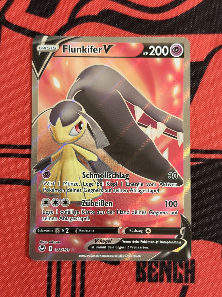 Pokémon Sammelbilder & Trading cards: Pokemon Flunkifer V Sammelkarte – Gebraucht aus Arbon von ids