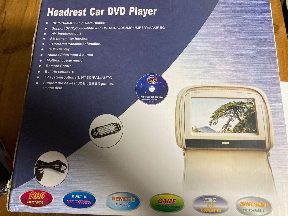 DVD Kopfstütze XTRONS HD705
