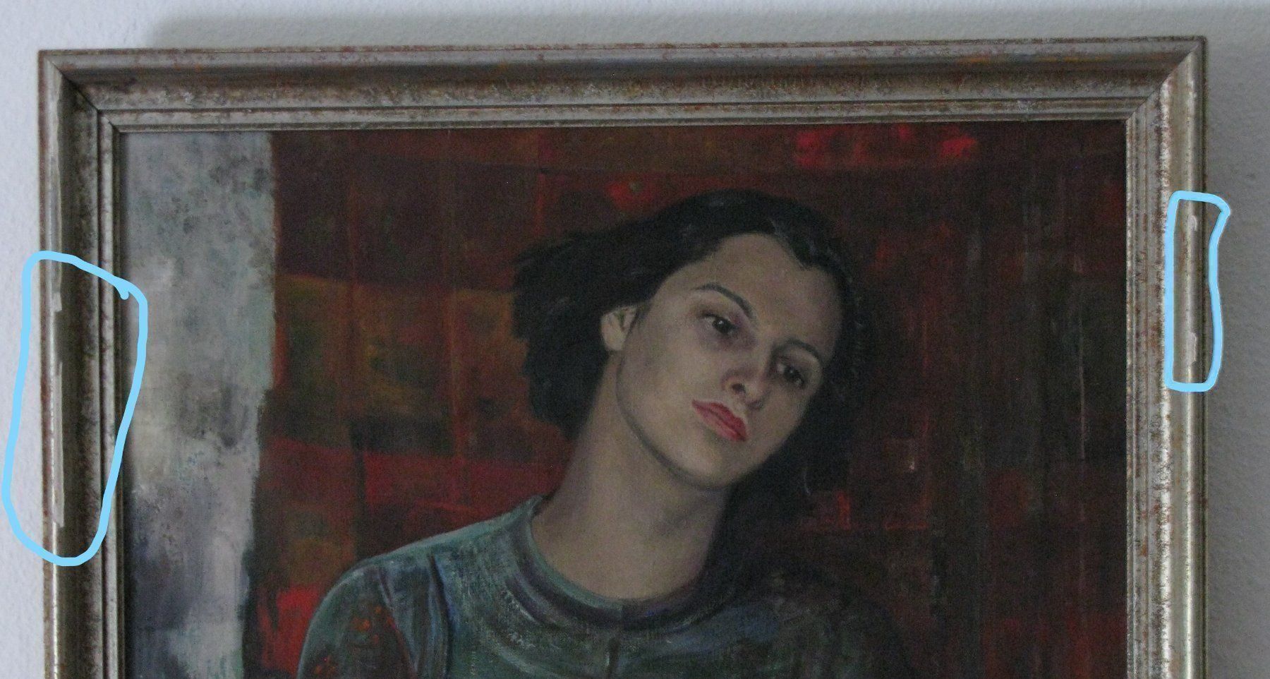 Dipinti: Paul Eichenberger , Frauenportrait 1936 – Usato da Zürich venduto da artsandstuff 3