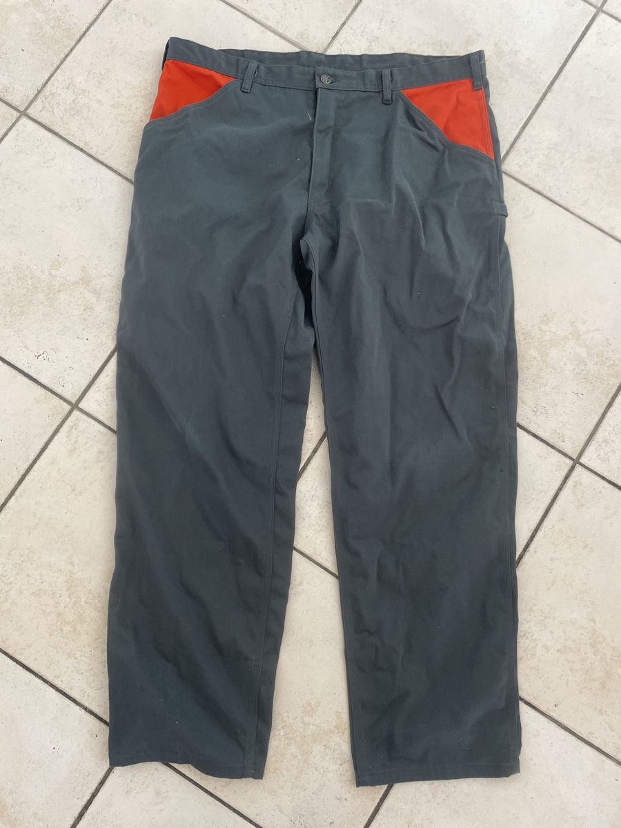Pantaloni: Neue Robuste Arbeitshose Workwear Gr.56 Grau/Orange – Nuovo (secondo la descrizione) da Obergerlafingen venduto da cabo4